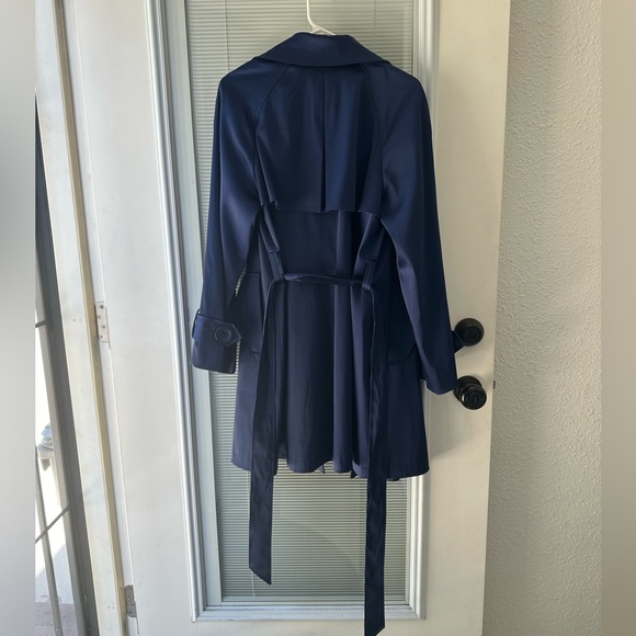 INC International Concepts Trench Coat Womens L - Picture 2 of 5